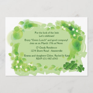 Invitación al Día de San Patricio