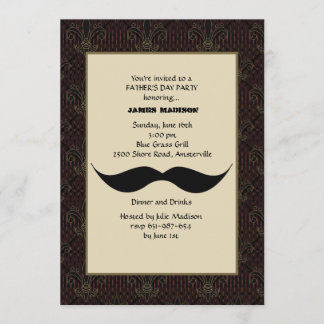 Invitación al Día del Padre Mustache