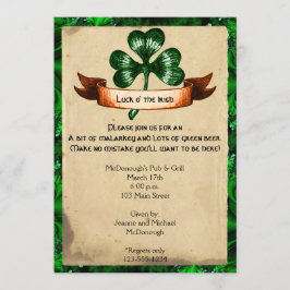 Invitación al Día del Parque Green Clover