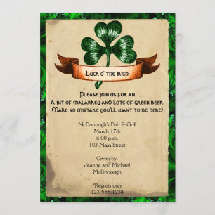 Invitación al Día del Parque Green Clover
