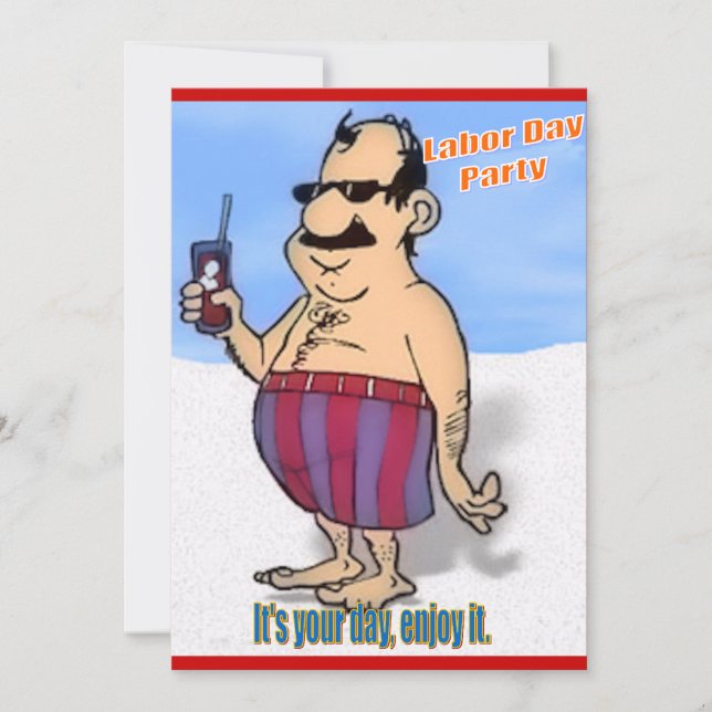 Invitación al Día del Trabajo (Anverso)