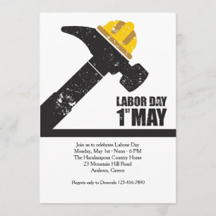 Invitación al Día del Trabajo 1 de Mayo