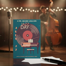 Invitación al Día del Vinyl y el Piano Vintage