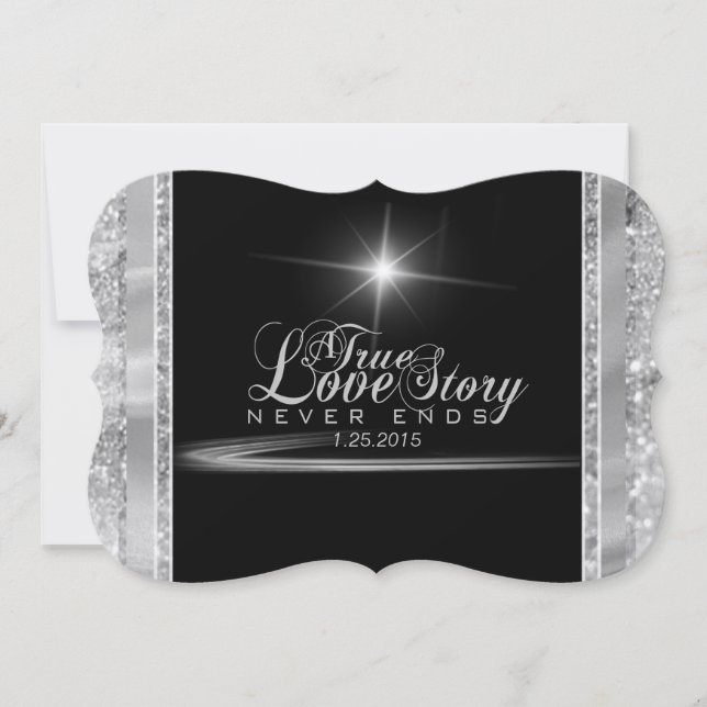 Invitación al diamante de lazo negro (Anverso)