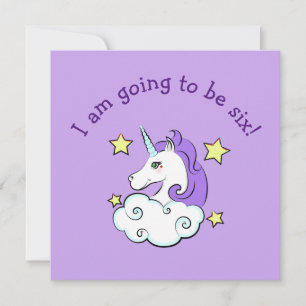 Invitación al diseño de unicornio