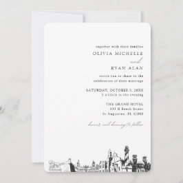 Invitación al elegante Skyline de St Augustine Bod