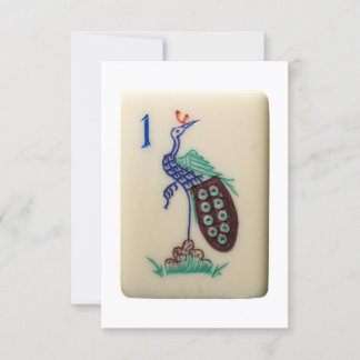 Invitación al embalse de Mahjong Peacock