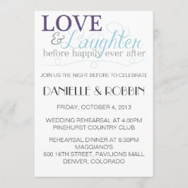 Invitación al ensayo de amor y risa