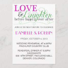 Invitación al ensayo de amor y risa