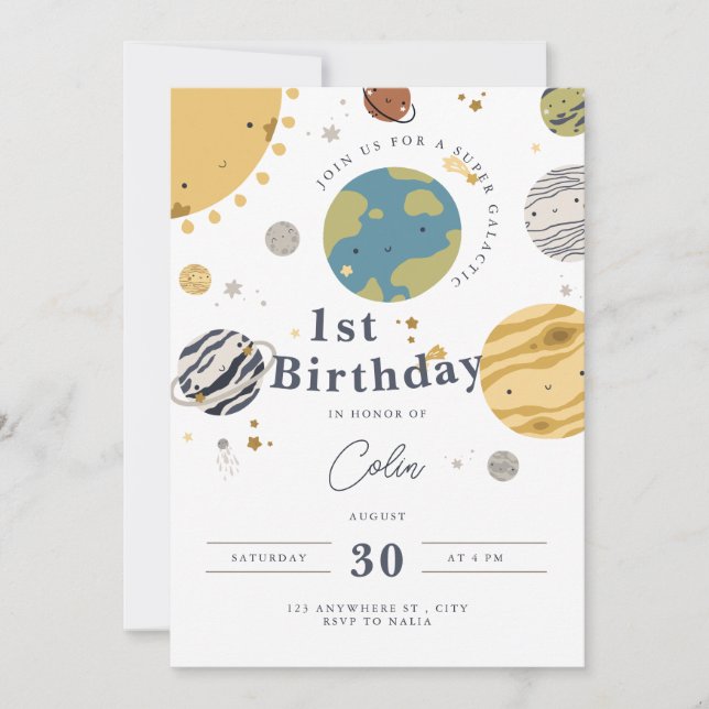 invitación al espacio ultraterrestre (Anverso)