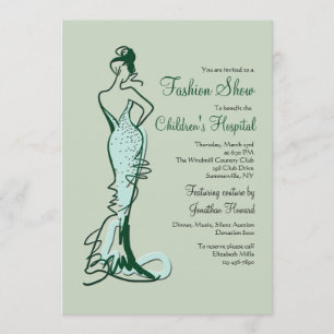 Invitación al espectáculo de moda de alta costura