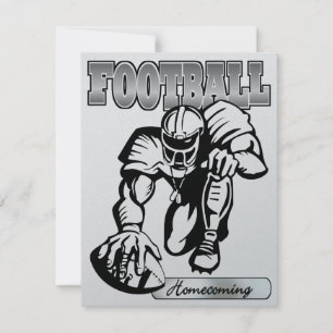 Invitación al estadio de fútbol de bienvenida por