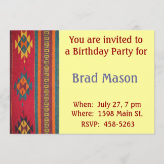 Invitación al estilo suroeste