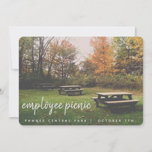 Invitación al evento Casual Fall (Anverso)