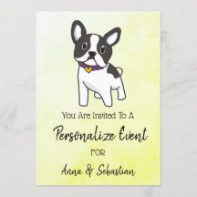 *~* Invitación al evento de Bulldog Francés adorab
