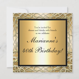 Invitación al evento de cumpleaños y aniversario c
