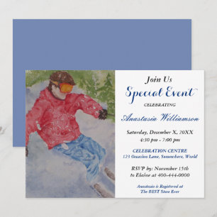 INVITACIÓN AL EVENTO DE FIESTA APRES SKI