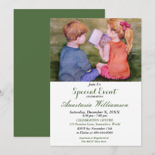 INVITACIÓN AL EVENTO DE FIESTA DE LECTURA CON AMIG