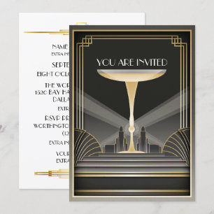 Invitación al Evento de Gala Deco Contemporáneo