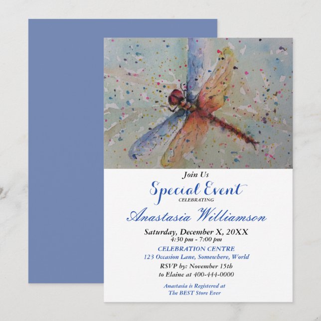 INVITACIÓN AL EVENTO DE LA FIESTA DEL RESPLANDECIE (Anverso / Reverso)