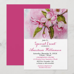 INVITACIÓN AL EVENTO DE LA FIESTA ROSA DE PRIMAVER
