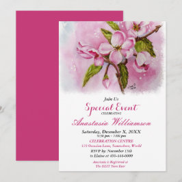 INVITACIÓN AL EVENTO DE LA FIESTA ROSA DE PRIMAVER