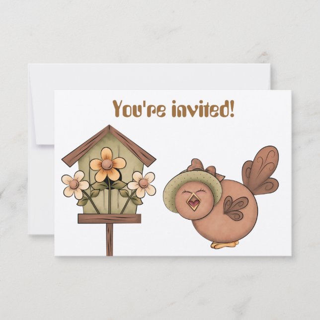 Invitación al evento de la iglesia (Anverso)