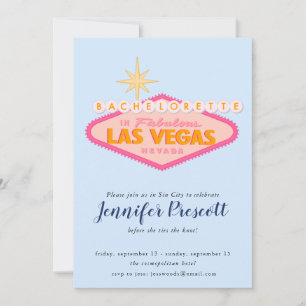 Invitación al evento Viva Las Vegas Rótulo Bachelo