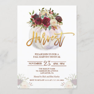Invitación al Festival de Calabaza Floral de la Co