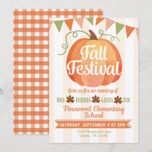 Invitación al Festival de Cosecha de Calabaza