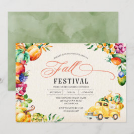 Invitación al Festival de Cosecha de Otoño