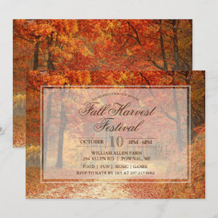 Invitación al Festival de la Cosecha de Otoño