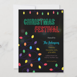 Invitación al Festival de Luces de Navidad