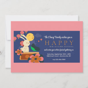 Invitación al festival de mediados de otoño