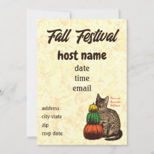 Invitación al Festival de Otoño - Calabazas de Oto