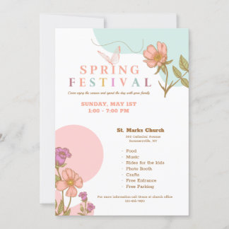 Invitación al Festival de Primavera