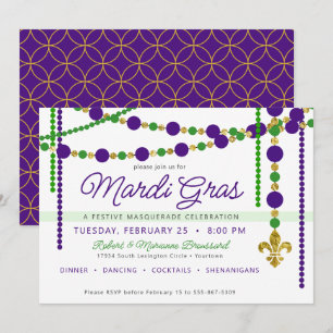 Invitación al Festival Mardi Gras