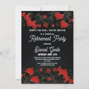 Invitación al Fiesta de Jubilación Las Vegas Casin