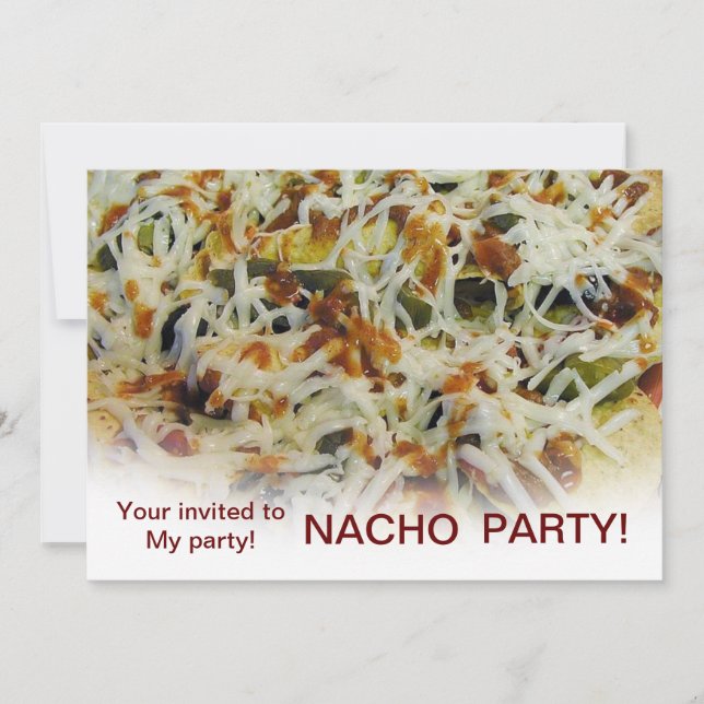 INVITACIÓN AL FIESTA DE NACHO (Anverso)