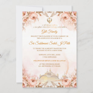 Invitación al Floral Sukhmani Sahib Path