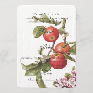 Invitación al florecimiento de manzanas antiguas