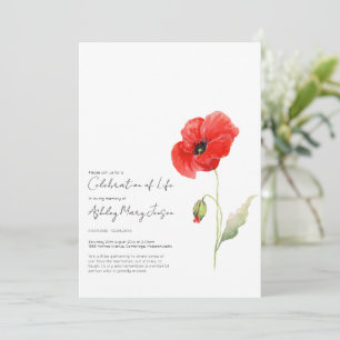 Invitación al Funeral de Celebración de la Vida de
