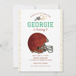 Invitación al fútbol americano | Casco de fútbol