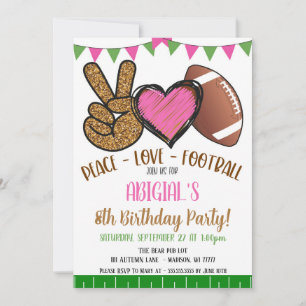 Invitación al fútbol chica