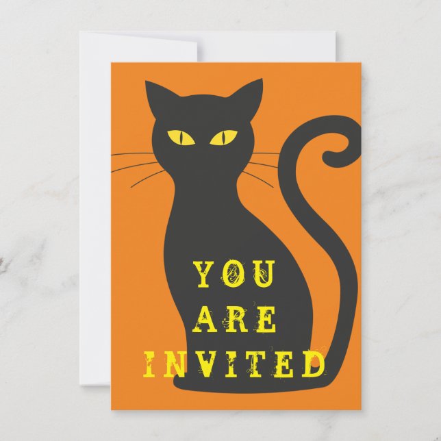 Invitación al gato negro (Anverso)