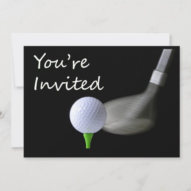 Invitación al golf (Anverso)