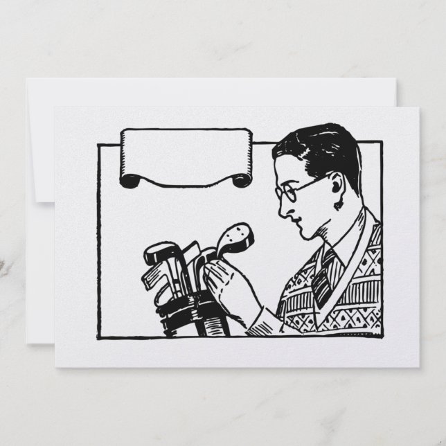 Invitación al golf (Anverso)