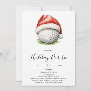 Invitación al golf de los navidades, Holiday Par-t