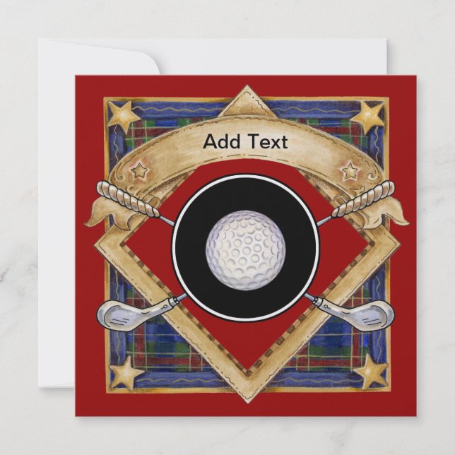 Invitación al golf - SRF (Anverso)