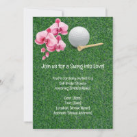 Invitación al golfista para bañador de golf